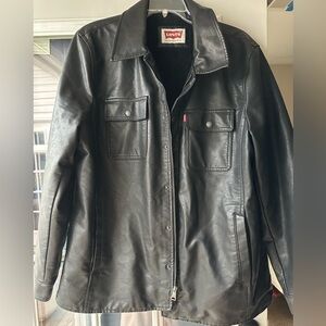 Men’s Faux Leather Levi Jacket